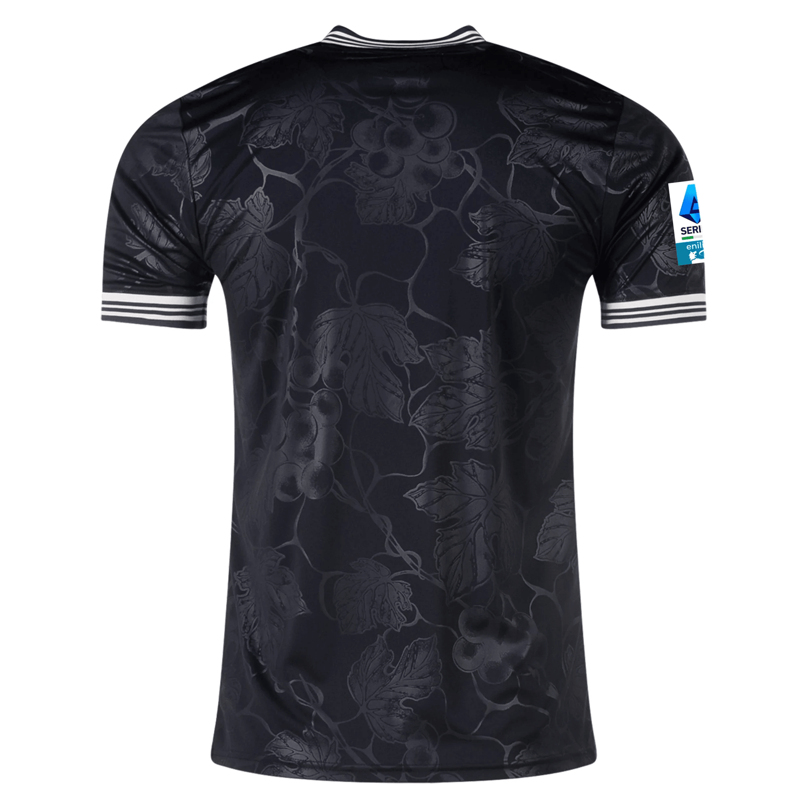 adidas Juventus Dušan Vlahović Third Jersey w/ Serie A Patch 25/26 (Black) | SoccerWearhouse