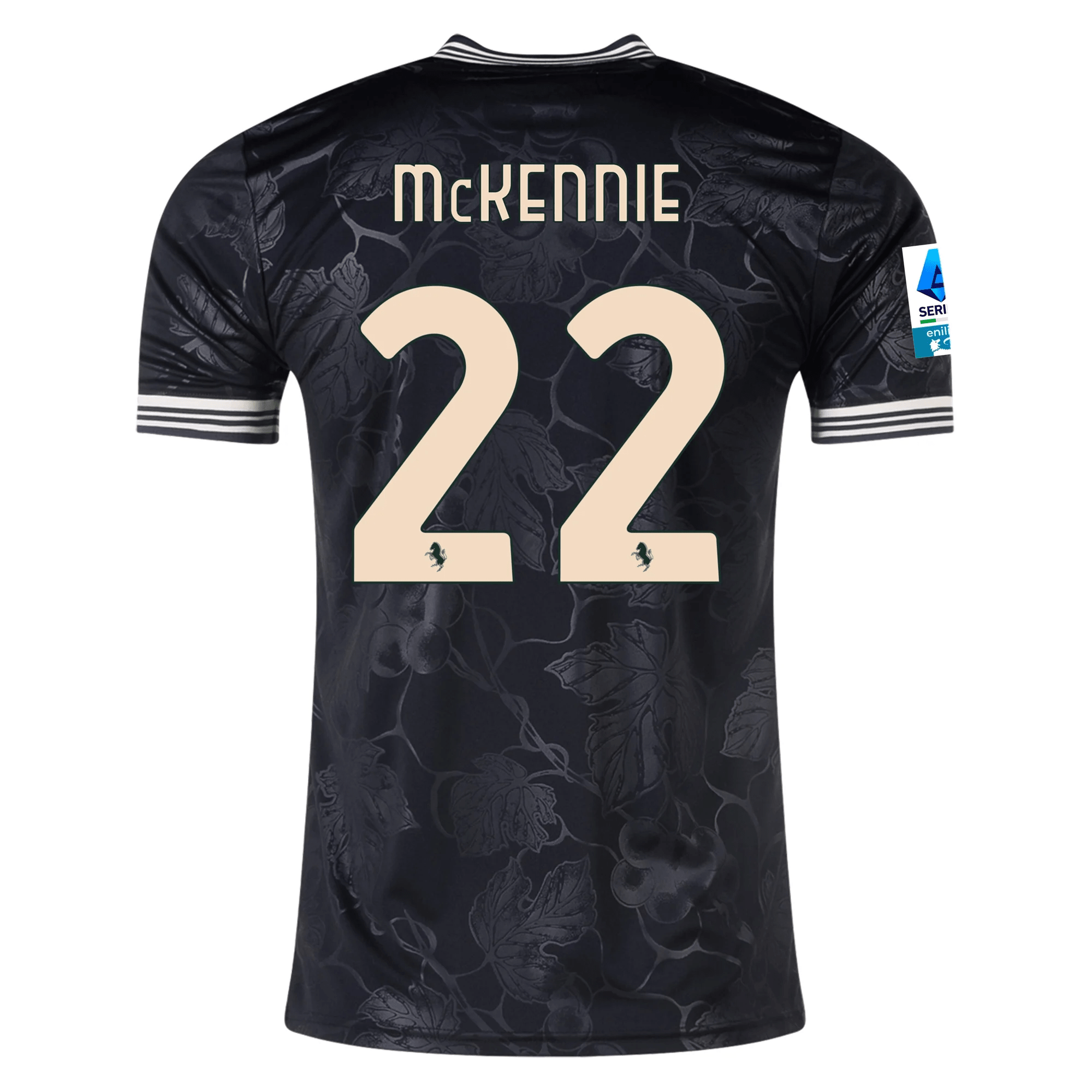 adidas Juventus Weston McKennie Third Jersey w/ Serie A Patch 25/26 (B