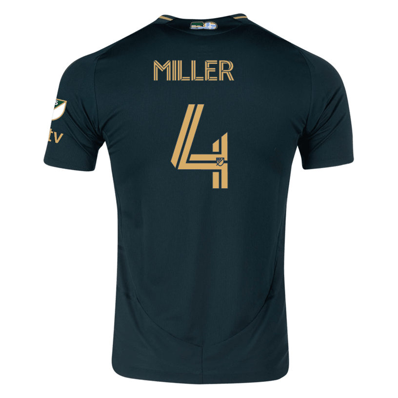 adidas Kamal Miller Portland Timbers Authentic Home Jersey w/ MLS &amp; Apple Patch 25/26 (Green/Gold) | SoccerWearhouse