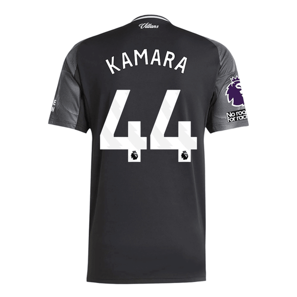 adidas Kamara Men's Aston Villa 25/26 Away Jersey w/ EPL + NRFR Patche