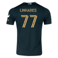 adidas Kyle Linhares Portland Timbers Authentic Home Jersey w/ MLS & Apple Patch 25/26 (Green/Gold)