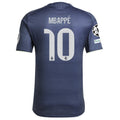 adidas Kylian Mbappe Real Madrid Authentic Away Jersey 25/26 w/ Champions League Patches (Legend Ink)