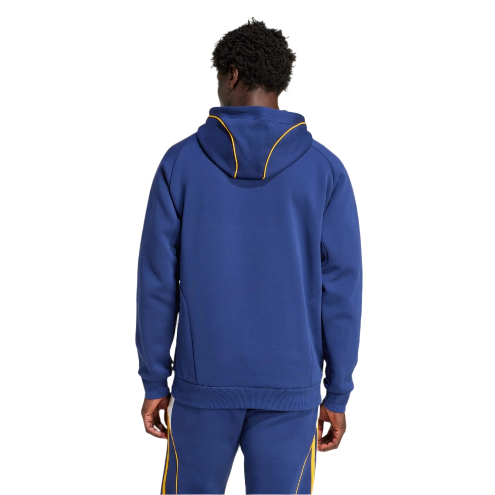 adidas LA Galaxy 25/26 Travel Hoodie (Dark Blue) | SoccerWearhouse