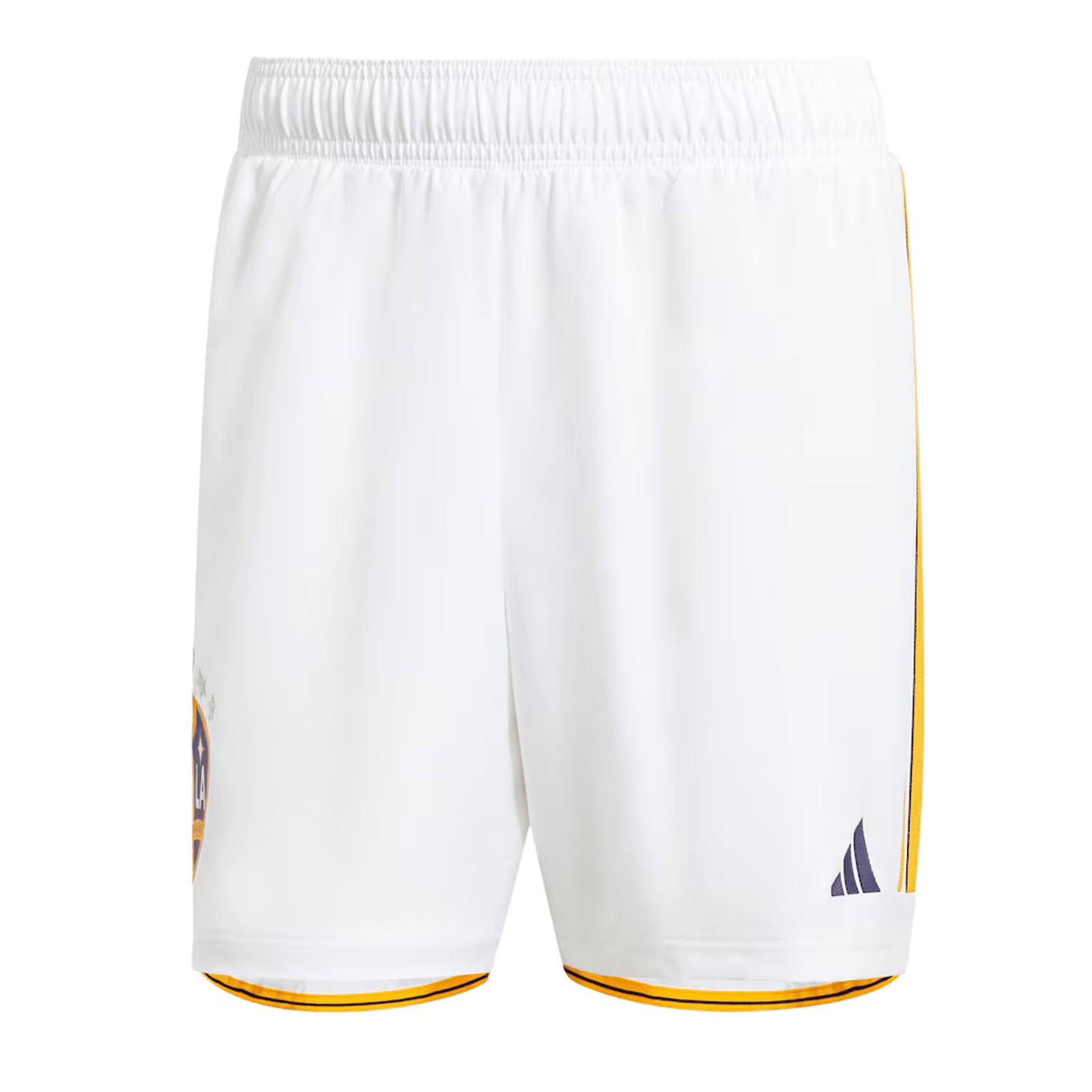 adidas LA Galaxy Authentic Home Short 25/26 (White) | SoccerWearhouse