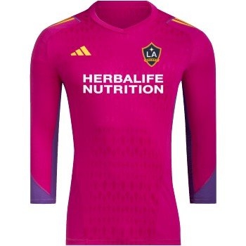 Adidas LA Galaxy Goalkeeper Jersey 23/24 (Team Real Magenta) | SoccerWearhouse