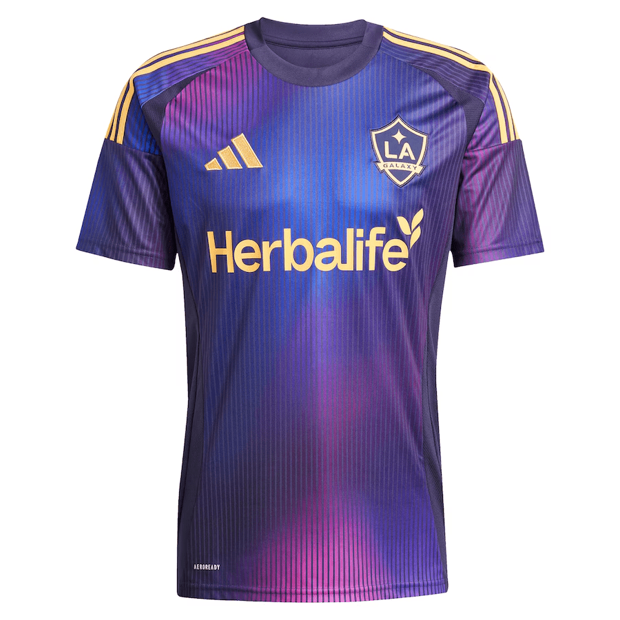 adidas LA Galaxy Marco Reus Away Jersey 25/26 (Purple) | SoccerWearhouse