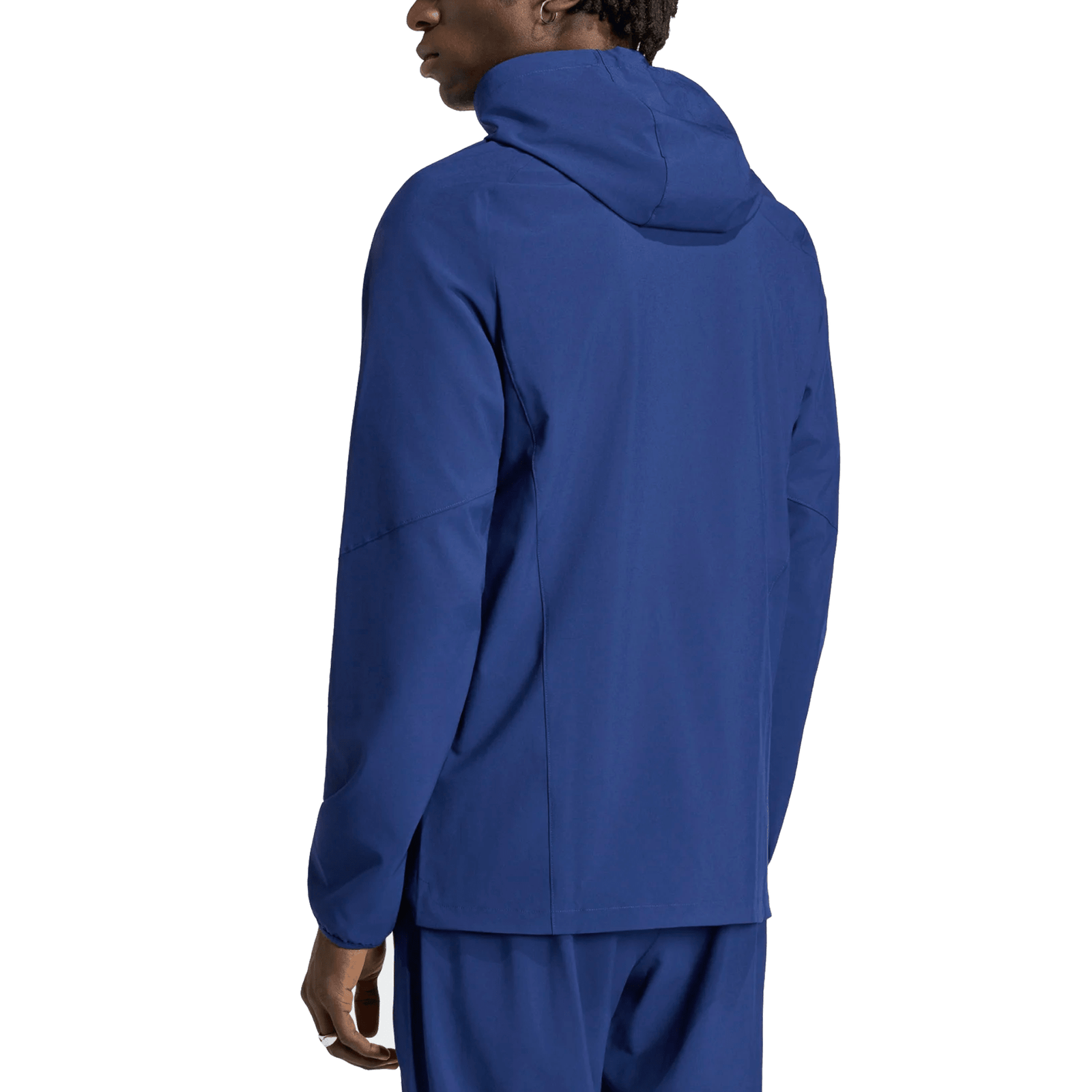 adidas LA Galaxy Travel Full Zip Windbreaker Jacket 25/26 (Dark Blue/Gold) | SoccerWearhouse