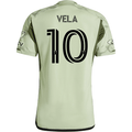 adidas LAFC Authentic Carlos Vela Away Jersey w/ MLS + Apple TV + Ford Patches 24/25 (Magic Lime)