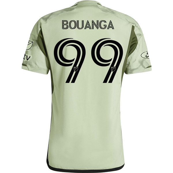 adidas LAFC Authentic Denis Bouanga Away Jersey w/ MLS + Apple TV + Fo