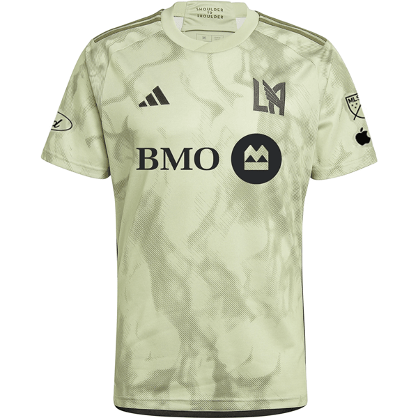 adidas LAFC Away Jersey w/ MLS + Apple TV Patches 24/25 (Magic Lime) | SoccerWearhouse