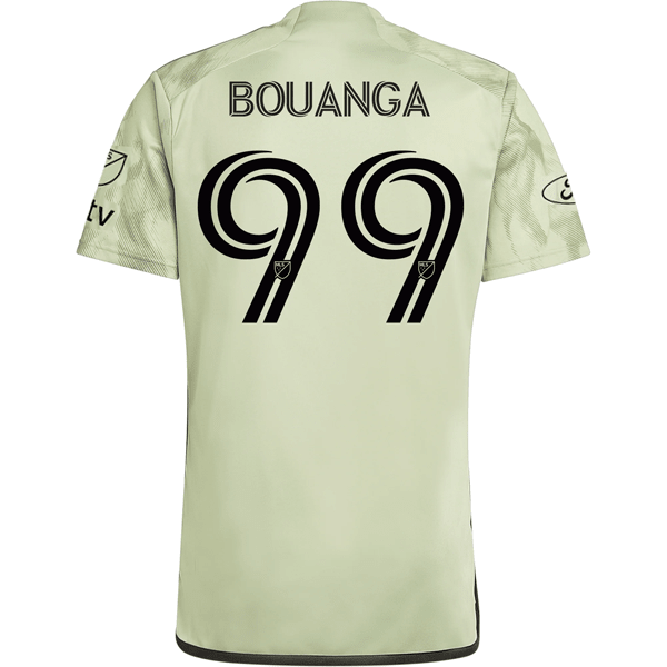 Adidas LAFC Denis Bouanga Away Jersey w/ MLS + Apple TV Patches 24/25 (Magic Lime) | SoccerWearhouse