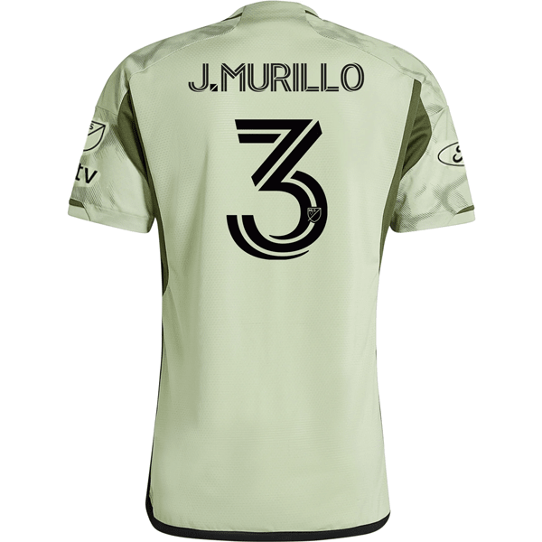 Adidas LAFC Jesus Murillo Away Jersey w/ MLS + Apple TV Patches 24/25 (Magic Lime) | SoccerWearhouse
