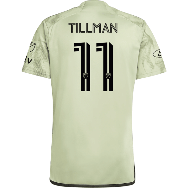 Adidas LAFC Timothy Tillman Away Jersey w/ MLS + Apple TV Patches 24/25 (Magic Lime) | SoccerWearhouse