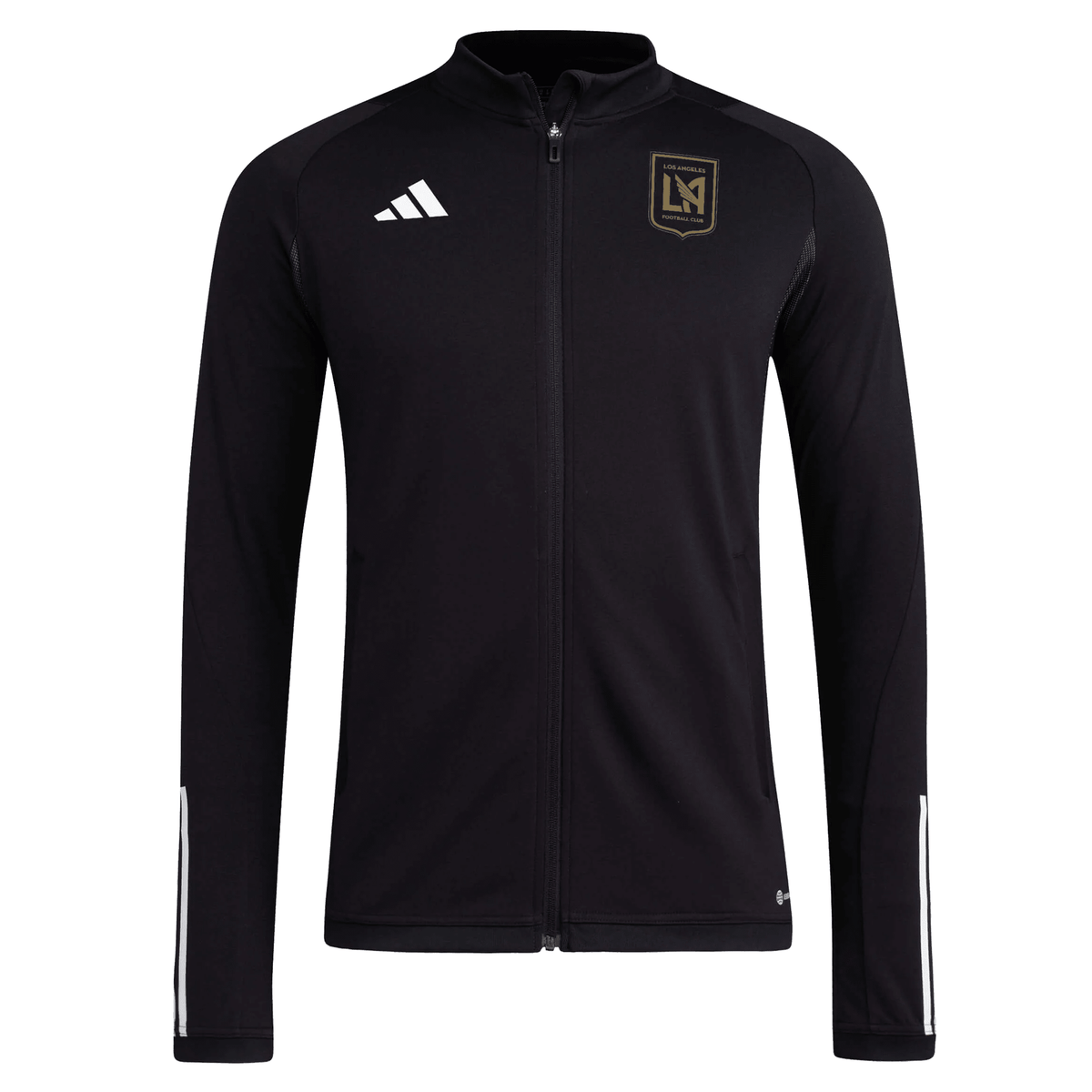 adidas LAFC Tiro 23 Competition Training Jacket (Black/Gold) | SoccerWearhouse