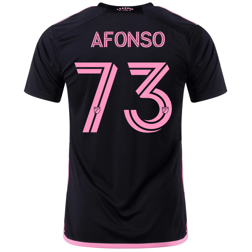 adidas Leo Afonso Inter Miami Away Jersey 23/24 (Black/True Pink) | SoccerWearhouse
