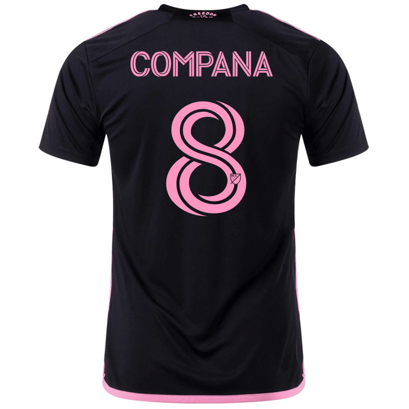 adidas Leonardo Campana Inter Miami Away Jersey 23/24 (Black/True Pink) | SoccerWearhouse