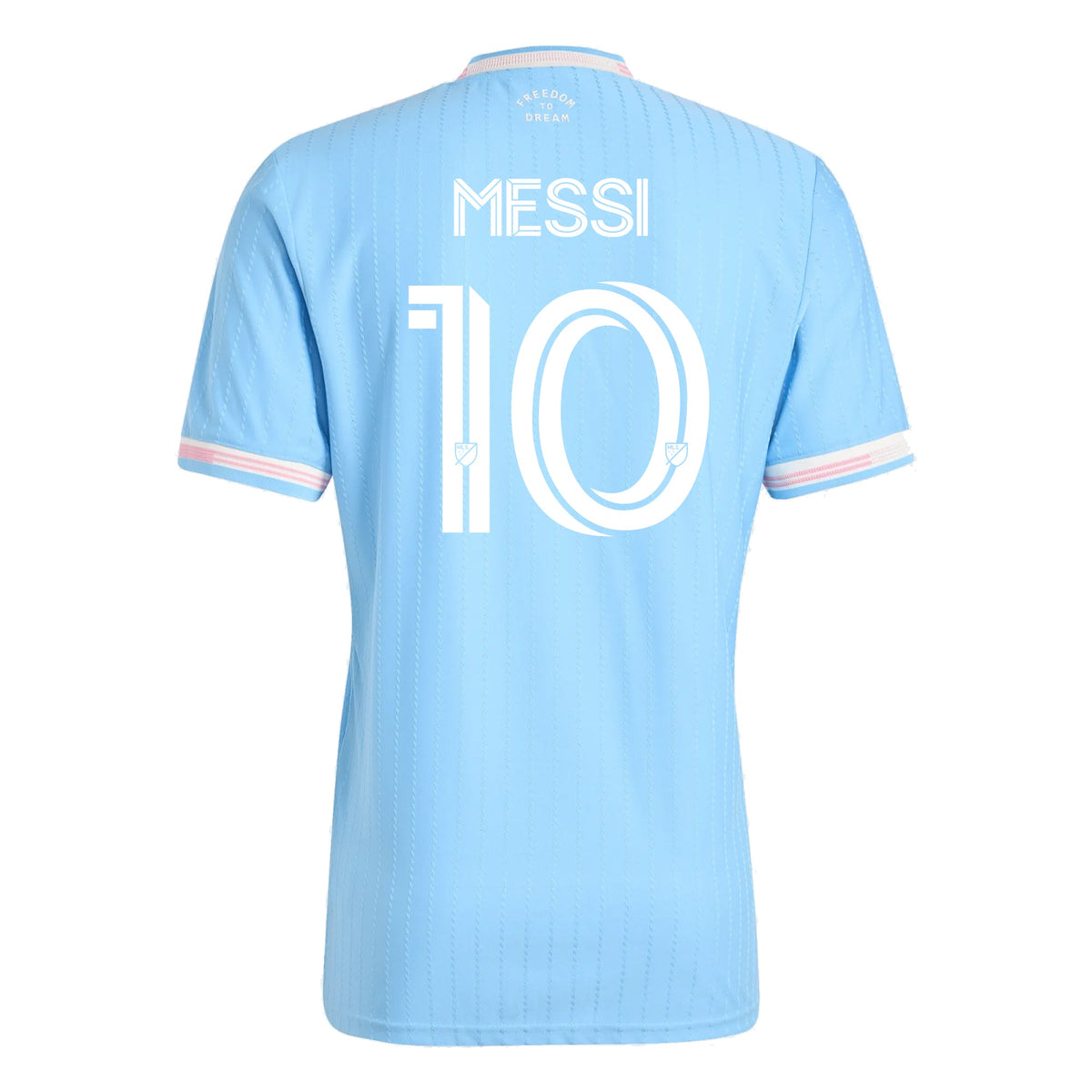 adidas Lionel Messi Inter Miami Authentic Third Jersey 25/26 (Blue/Pink) | SoccerWearhouse
