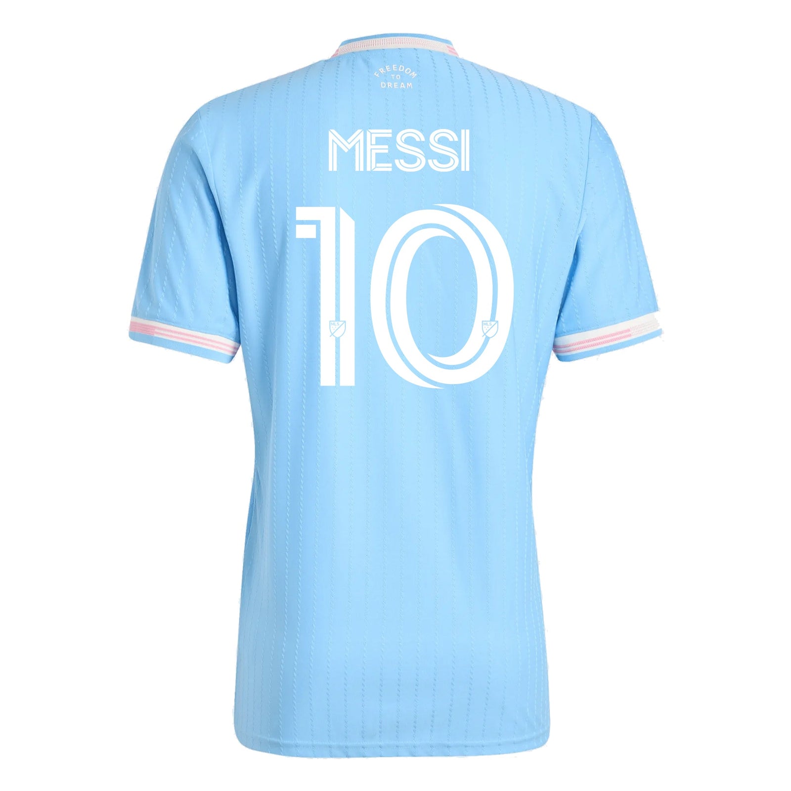 adidas Lionel Messi Inter Miami Authentic Third Jersey 25/26 (Blue/Pink) | SoccerWearhouse