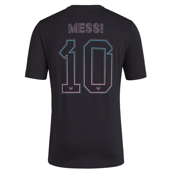 メッシ 10番 FCB シャツ adidas adidas Lionel Messi Miami Hero #10 T-Shirt (Black)