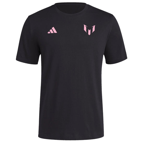 adidas アルゼンチン MESSI 10 シャツ ブラック　オーセンティック adidas Lionel Messi Miami Hero #10 T-Shirt (Black)