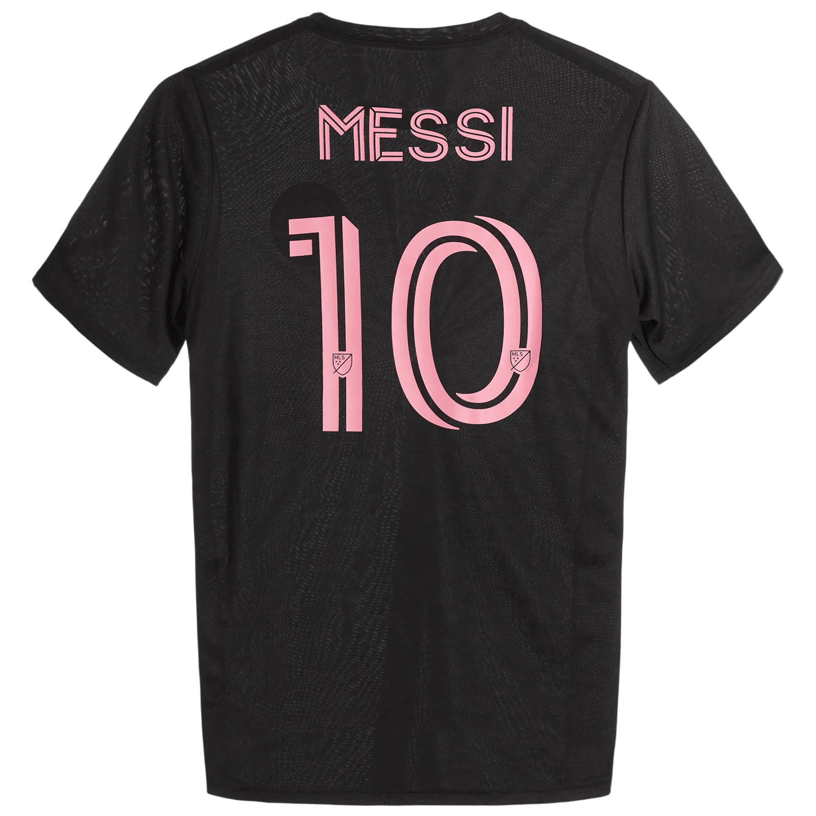 adidas Lionel Messi Name & Number Jersey 24/25 (Black/Truly Pink) | SoccerWearhouse