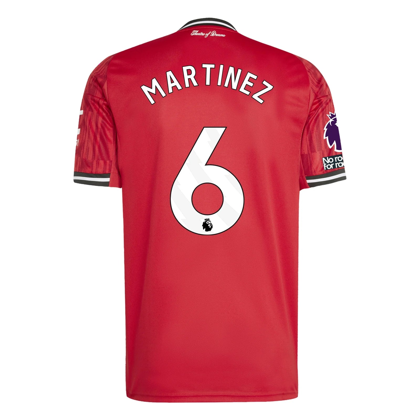 adidas Lisandro Martinez Men's Manchester United Home Jersey 25/26 w/ EPL + NRFR Patches (Red) | SoccerWearhouse