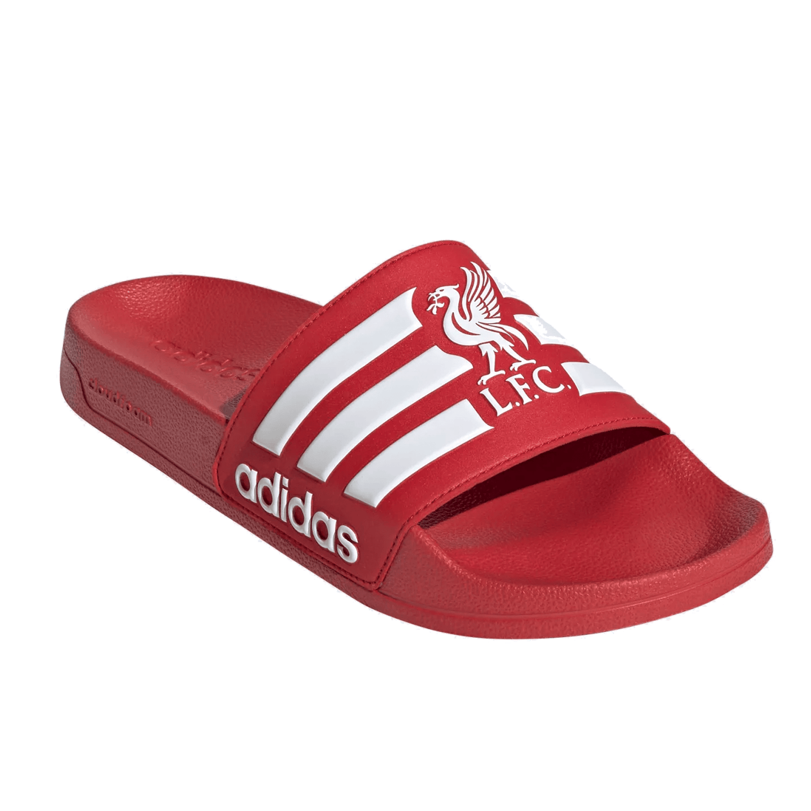 adidas Liverpool Adilette Shower Sandal (Red/White) | SoccerWearhouse