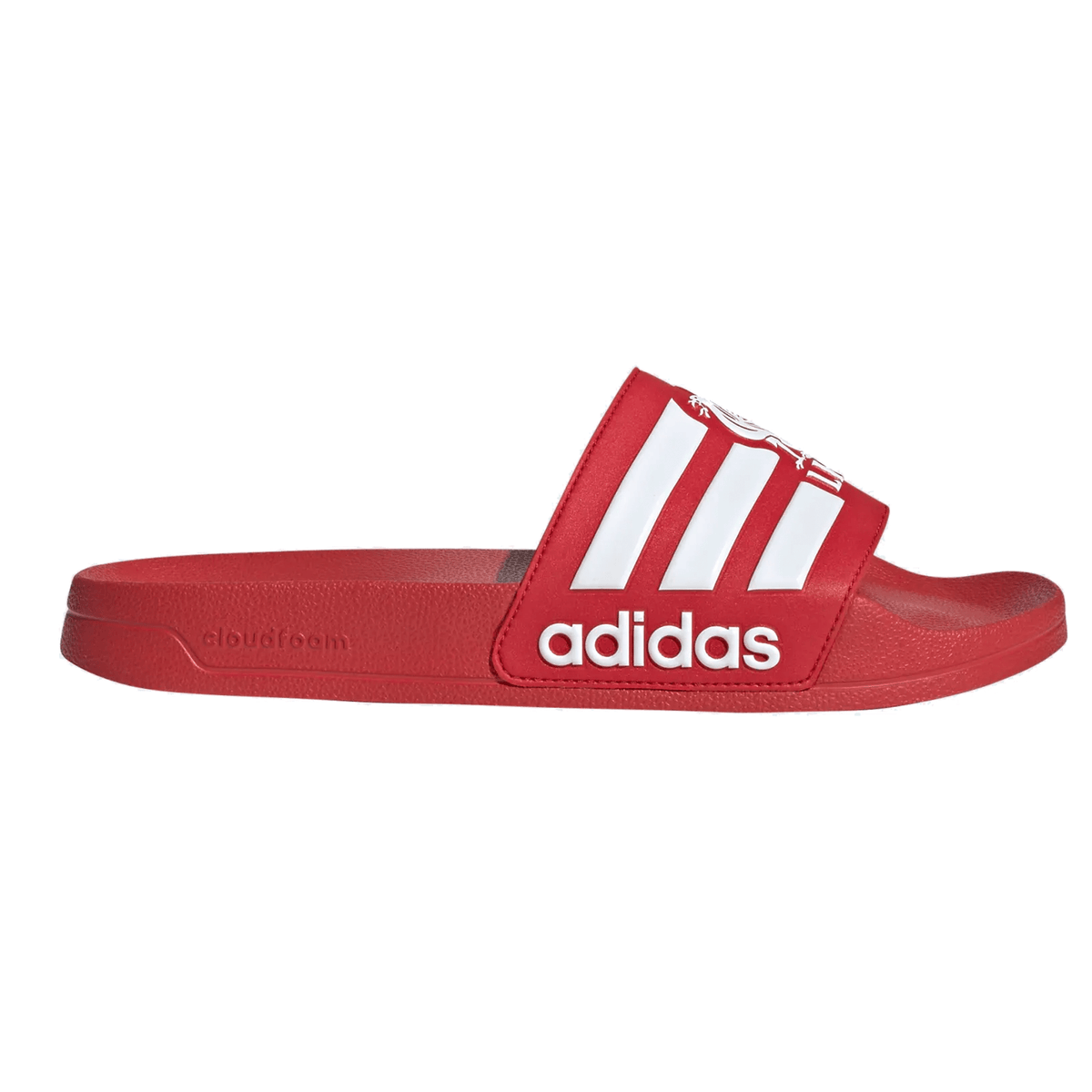 adidas Liverpool Adilette Shower Sandal (Red/White) | SoccerWearhouse
