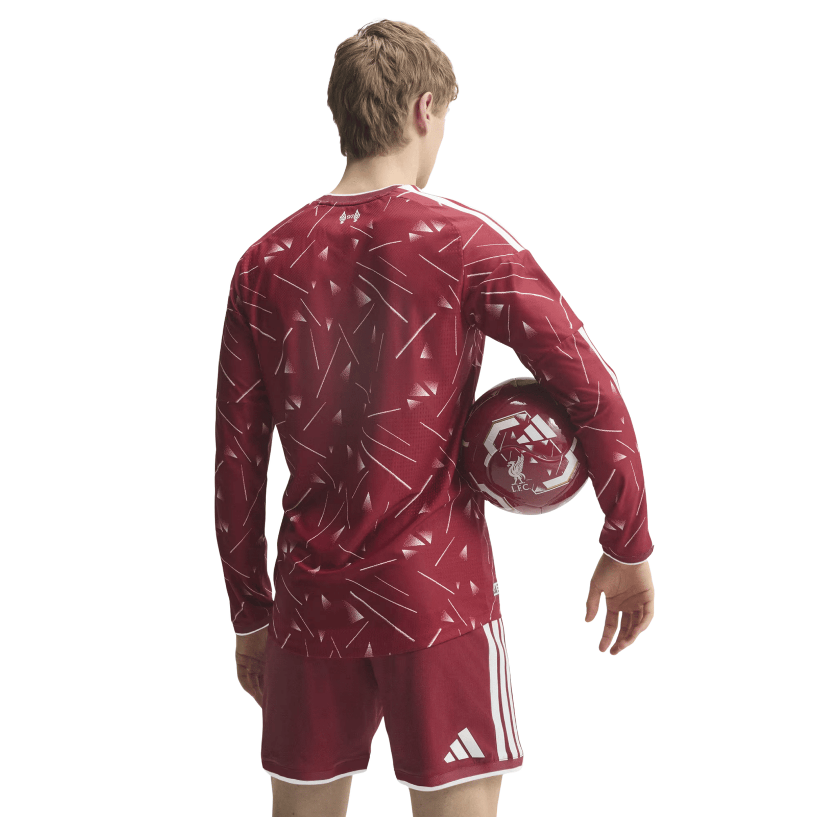 adidas Liverpool Authentic Long Sleeve Home Jersey 26/27 (Red) | SoccerWearhouse