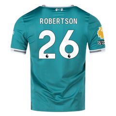 adidas Liverpool FC Authentic Andy Robertson Third Jersey w/ EPL + No