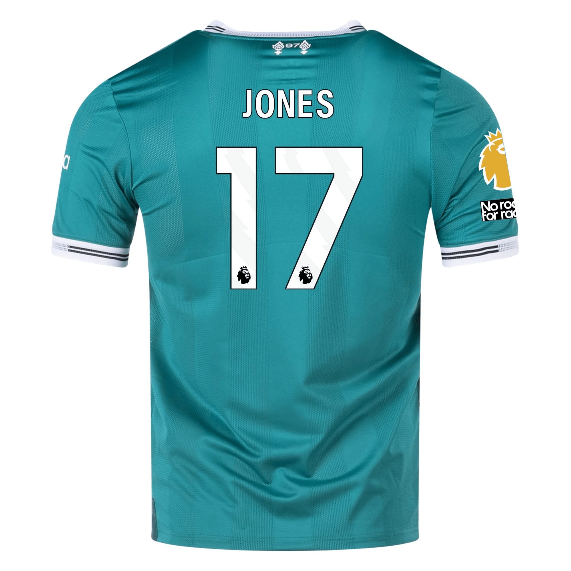 adidas Liverpool FC Authentic Curtis Jones Third Jersey w/ EPL + No Ro adidas Liverpool FC Authentic Curtis Jones Third Jersey w/ EPL + No Ro