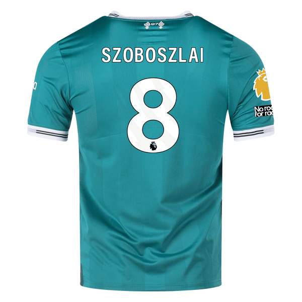 リバプール3rdユニホーム　Szoboszlai 2XL 新品未使用タグ付 adidas Liverpool FC Authentic Dominik Szoboszlai Third Jersey w/ EPL +