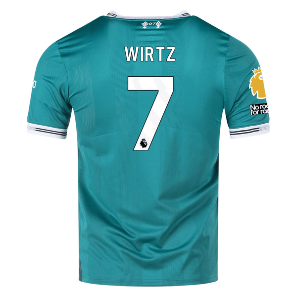 adidas Liverpool FC Authentic Florian Wirtz Third Jersey w/ EPL + No R