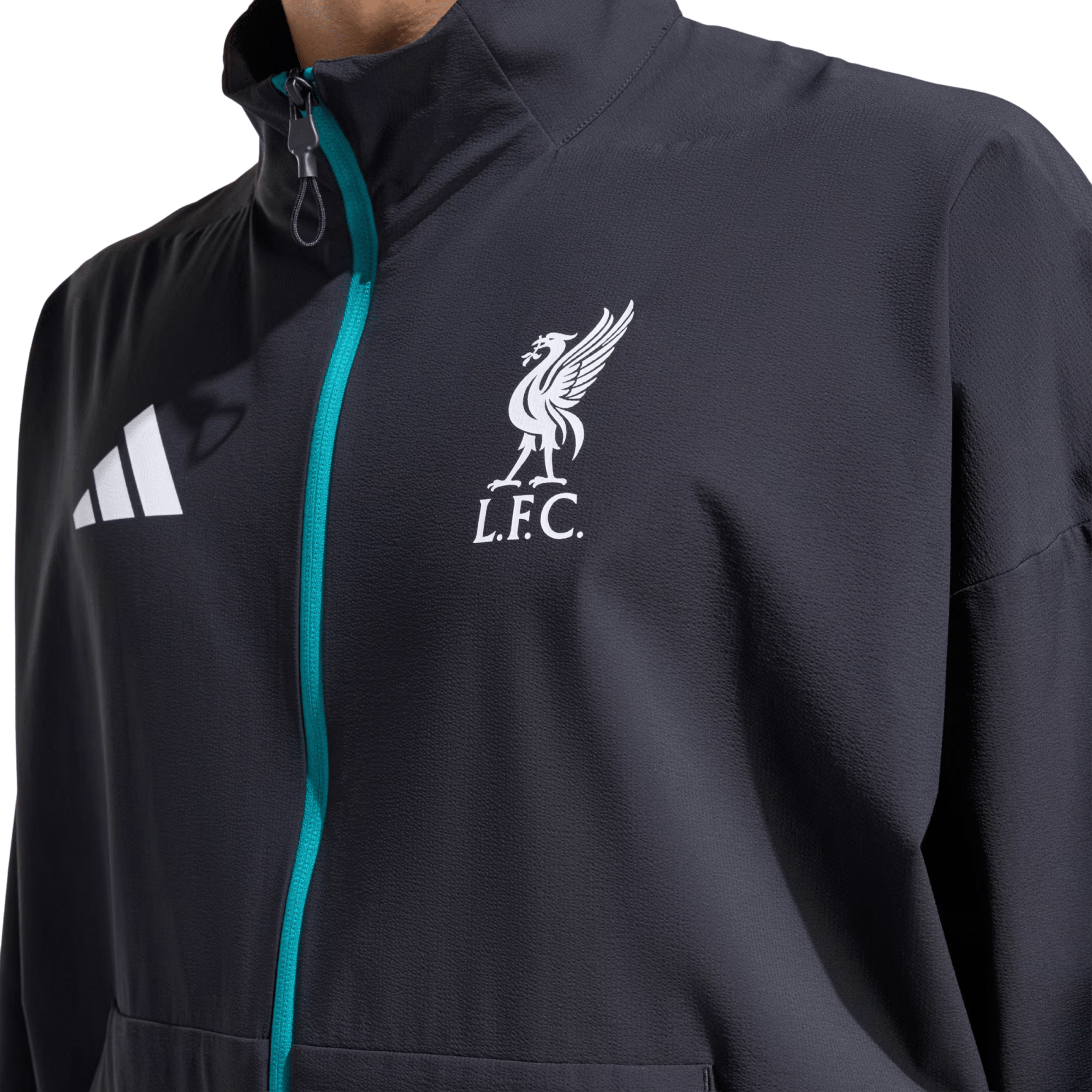 adidas Liverpool Z.N.E. Anthem Jacket 25/26 (Black) adidas Liverpool Z.N.E. Anthem Jacket 25/26 (Black)