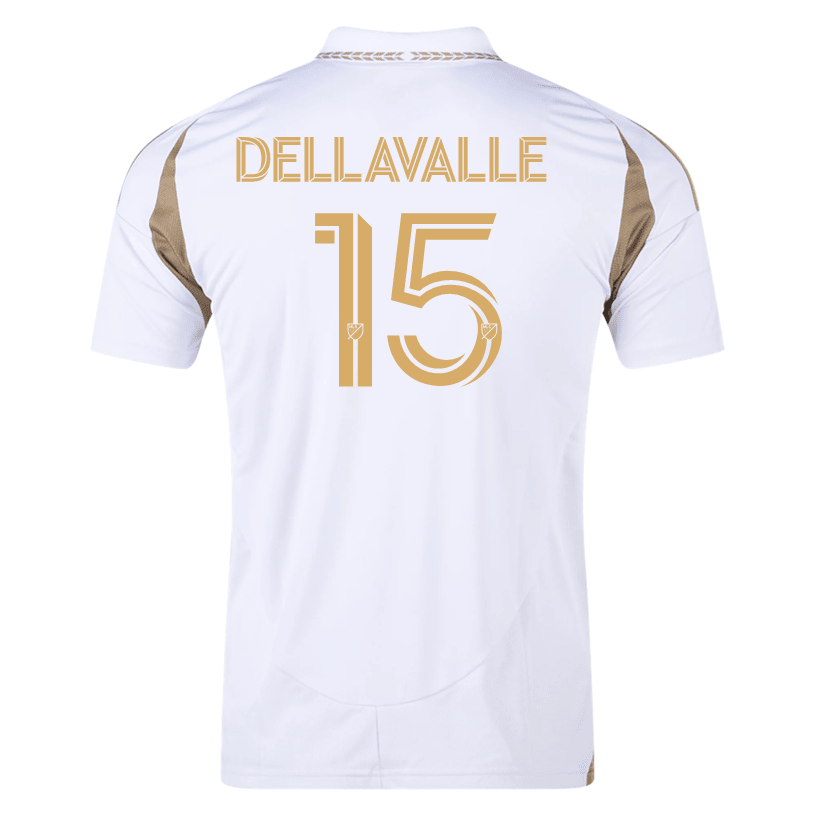 adidas Lorenzo Dellavalle LAFC Away Jersey 25/26 (White/Gold) | SoccerWearhouse