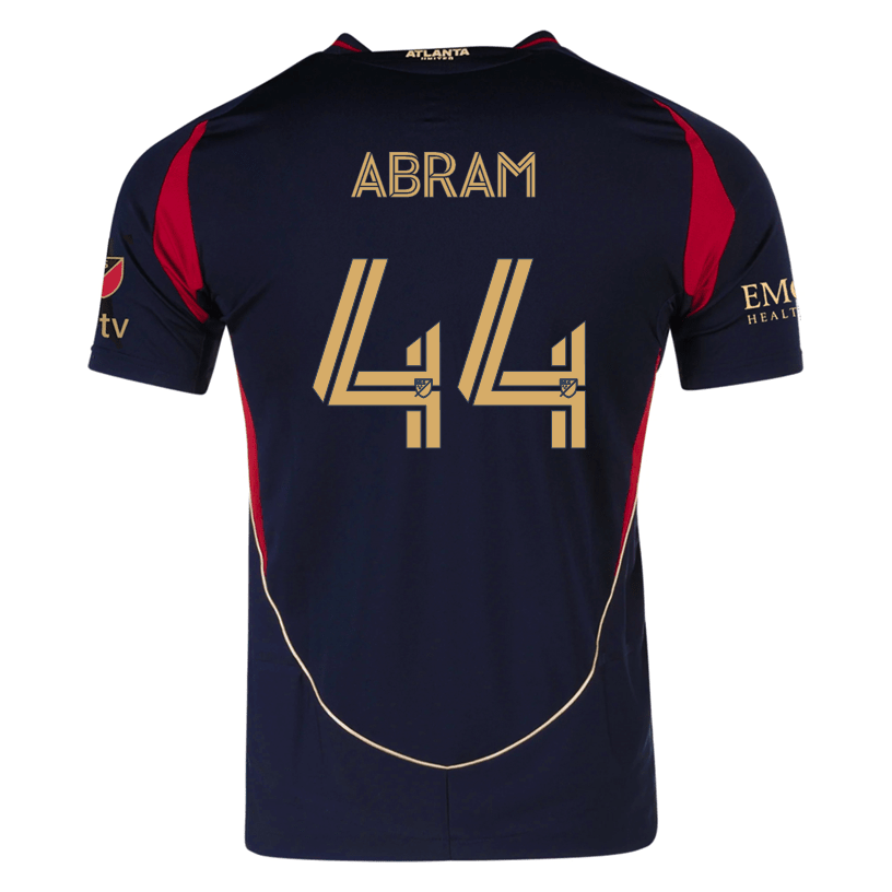 adidas Luis Abram Atlanta United Authentic Home Jersey w/ MLS Patches 25/26 (Red/Black) | SoccerWearhouse