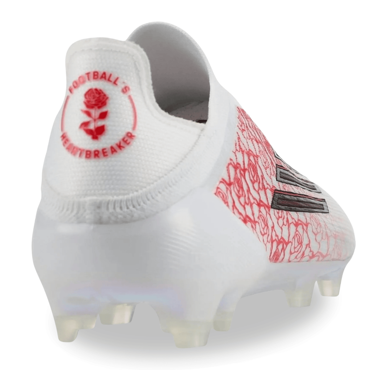 adidas LY F50 Elite LL Laceless FG Soccer Cleats (White Black Lucid Red) | SoccerWearhouse