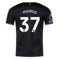 adidas Mainoo Men's Manchester United Authentic Third Jersey 25/26 w/ NRFR + EPL Patches (Black)