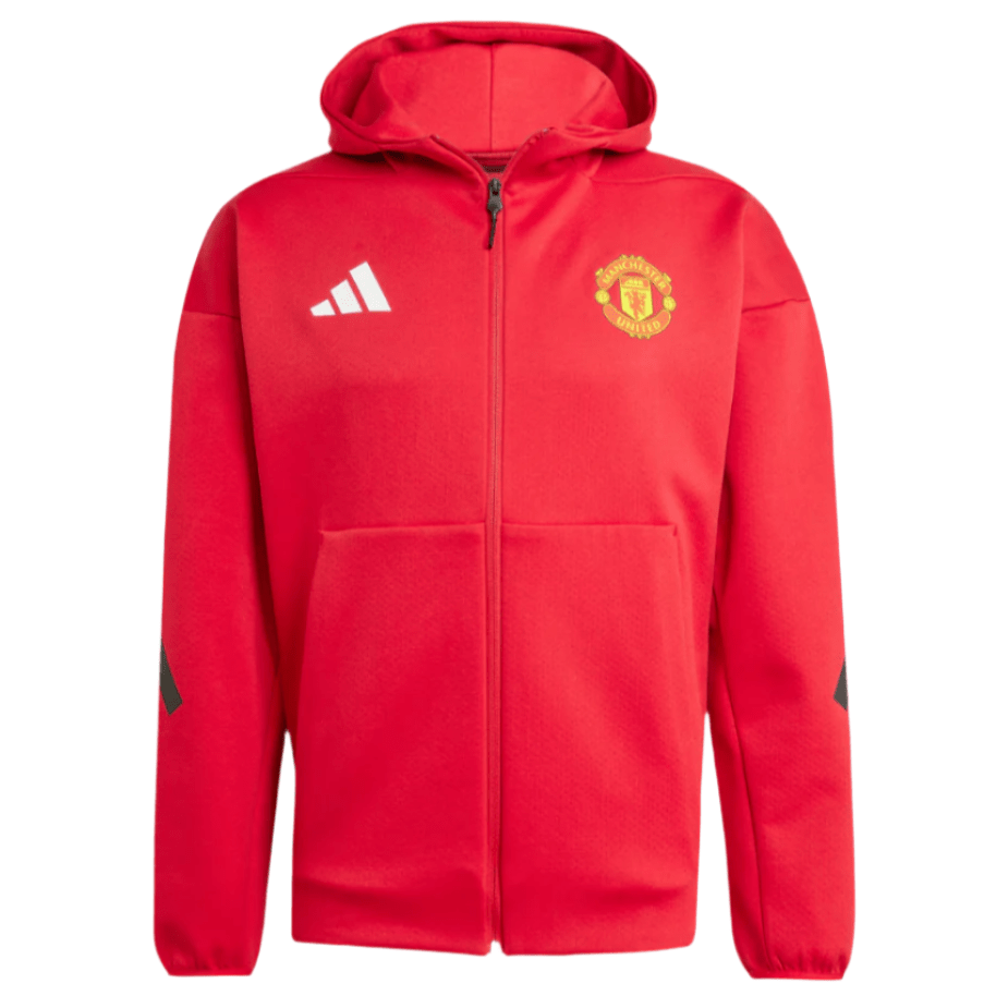 【レア☆MANCHESTER　UNITED】パーカー　OFFICIAL　赤　LL adidas Manchester United 25/26 Anthem Jacket (Red)