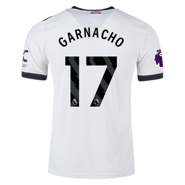 adidas Manchester United Alejandro Garnacho Authentic Third Jersey w/