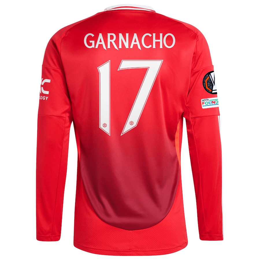 アルゼンチン代表 GARNACHO シャツ Lサイズ adidas Manchester United Alejandro Garnacho Long Sleeve Home Jersey w/