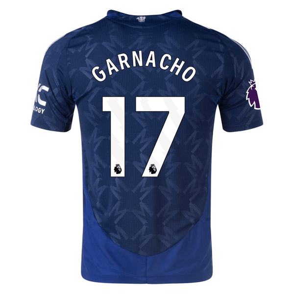 adidas Manchester United Authentic Alejandro Garnacho Away w/ EPL Patc