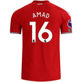 adidas Manchester United Authentic Amad Diallo Home Jersey w/ EPL + No Room For Racism Patches 26/27 (Red)