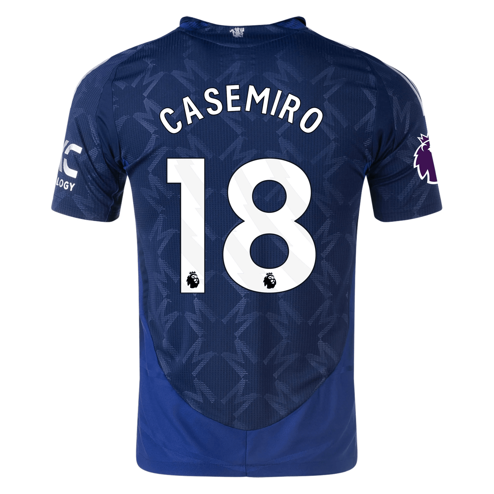 adidas Manchester United Authentic Casemiro Away w/ EPL Patch 24/25 (Night Indigo) | SoccerWearhouse
