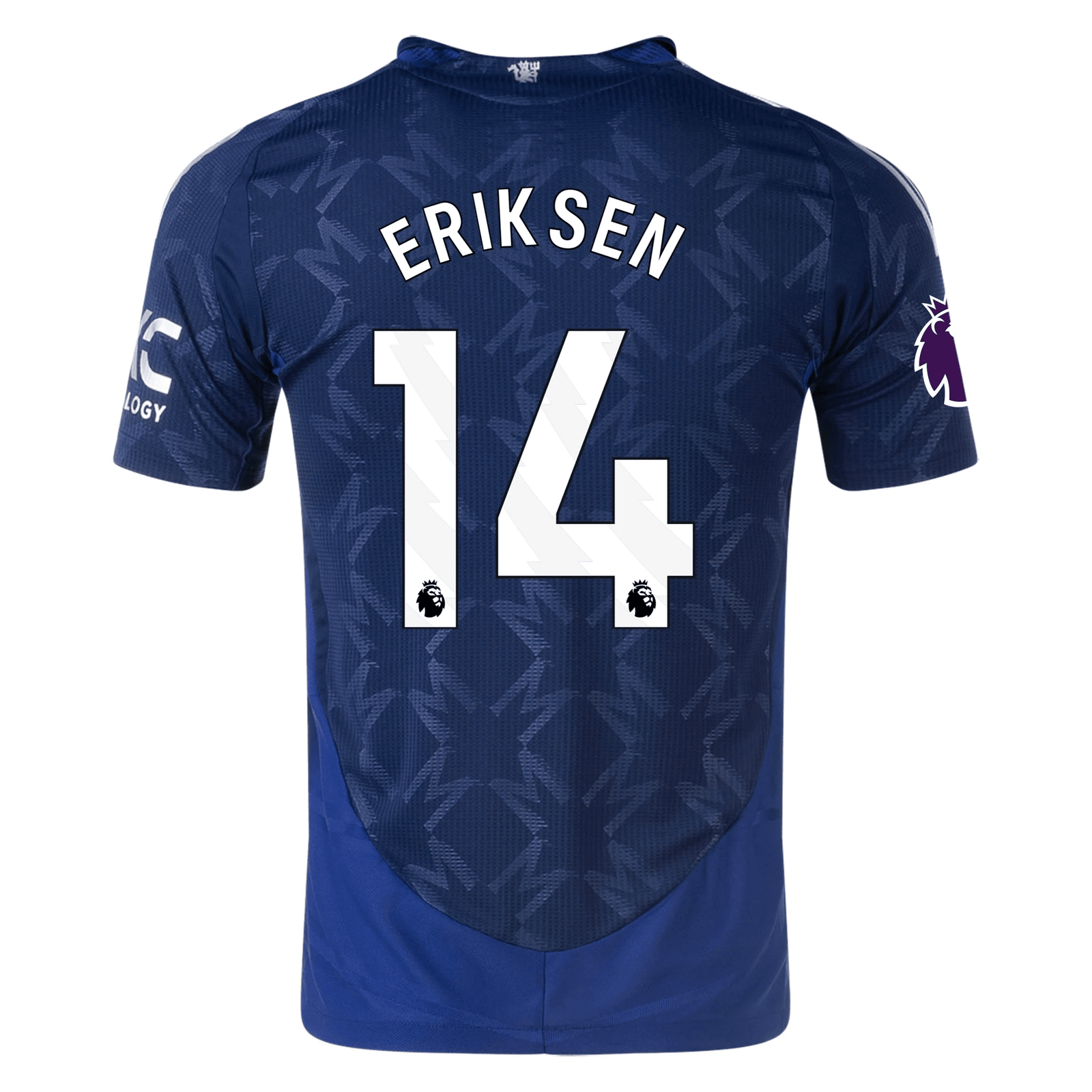 adidas Manchester United Authentic Christian Eriksen Away w/ EPL Patch 24/25 (Night Indigo) | SoccerWearhouse