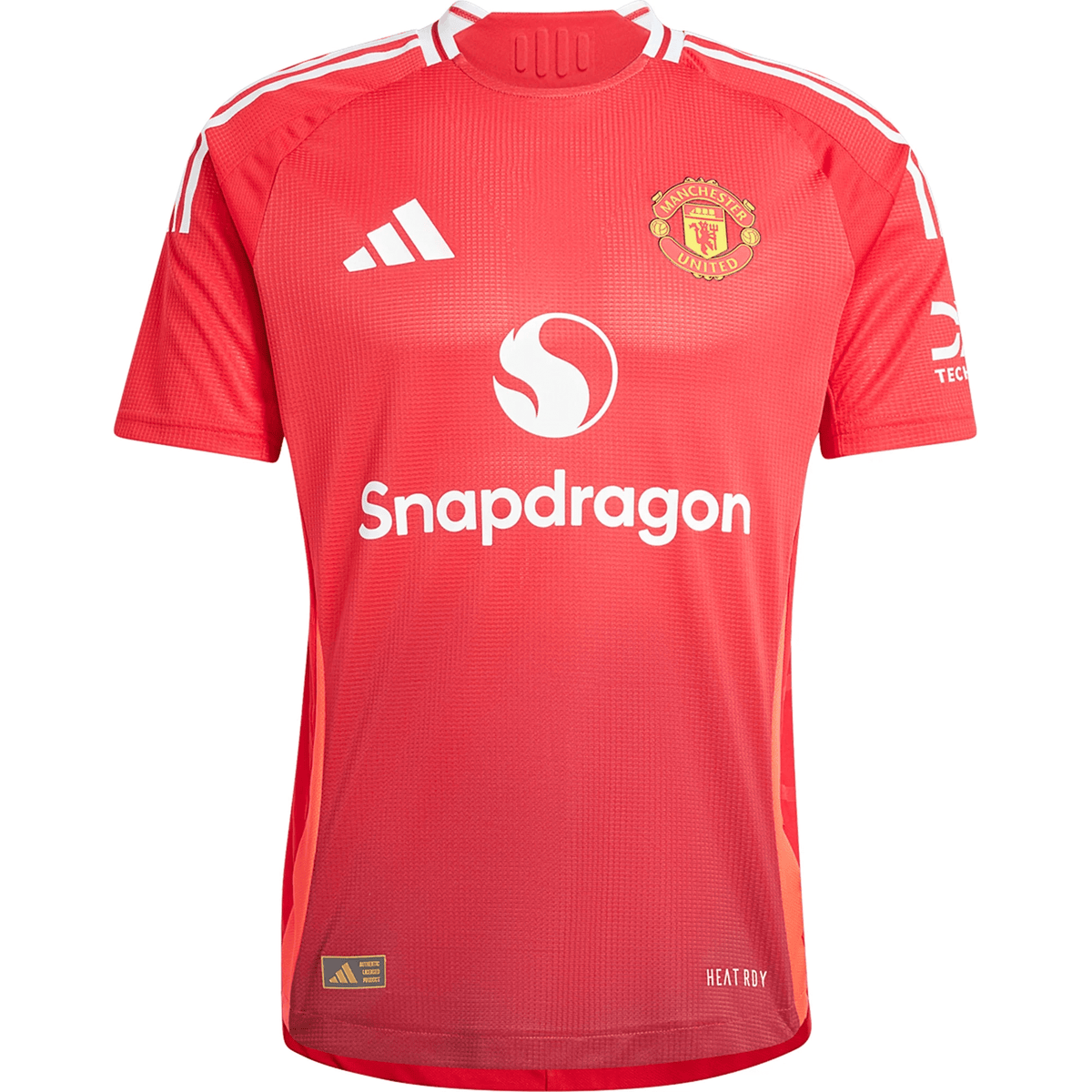 adidas Manchester United Authentic Home Jersey 24/25 (MUFC Red/Bright Red) | SoccerWearhouse