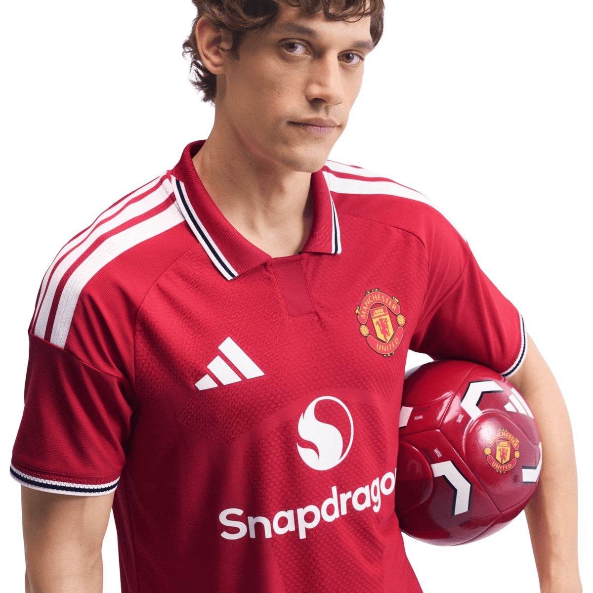 adidas Manchester United Authentic Home Jersey 26/27 (Red) | SoccerWearhouse