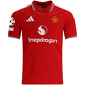 adidas Manchester United Authentic Home Jersey w/ Champions League Patches 26/27 (Red)
