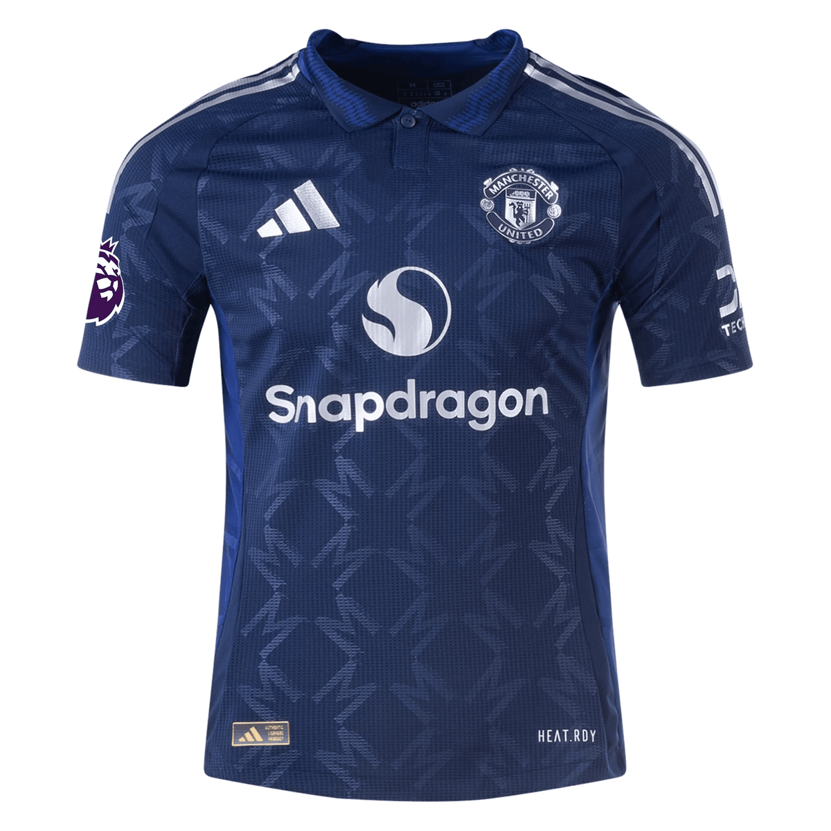 adidas Manchester United Authentic Kobbie Mainoo Away w/ EPL Patch 24/25 (Night Indigo) | SoccerWearhouse