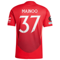 adidas Manchester United Authentic Kobbie Mainoo Home Jersey w/ Europa League Patches 24/25 (MUFC Red/Bright Red)